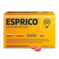 Esprico/ Комплекс для детей с омегой при СДВГ 120 капс. Германия