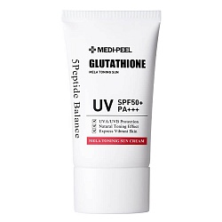 Санскрин с глутатионом Medi-Peel Bio-Intense Glutathione Mela Toning Sun Cream SPF 50+ PA++++ 50мл
