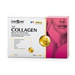 Питьевой коллаген Day2day the collagen beauty intense 30саше, 10 000mg