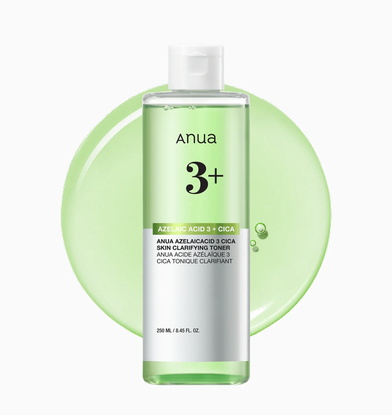 Тонер с азелаиновой кислотой Anua Azelaic 3 Cica Skin Clarifying Toner 250ml