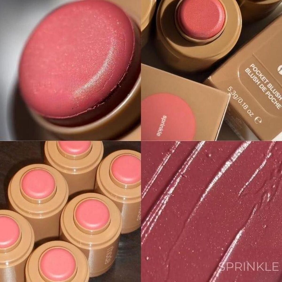 Кремовые румяна Rhode Pocket Blush The Natural Flush оттенок Sprinkle