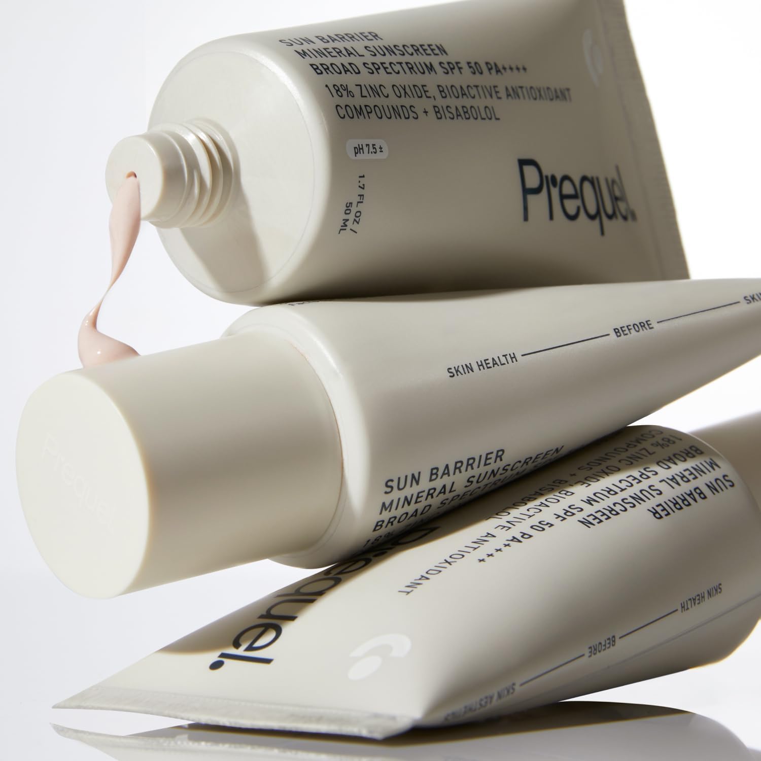 Минеральный солнцезащитный крем Prequel Sun Barrier Mineral Sunscreen SPF 50PA++++ 50ml