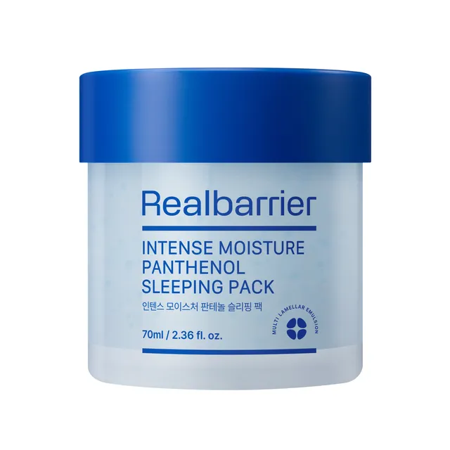 Капсульная ночная маска с 5% пантенола Real Barrier Intense Moisture Panthenol Sleeping Pack 70ml