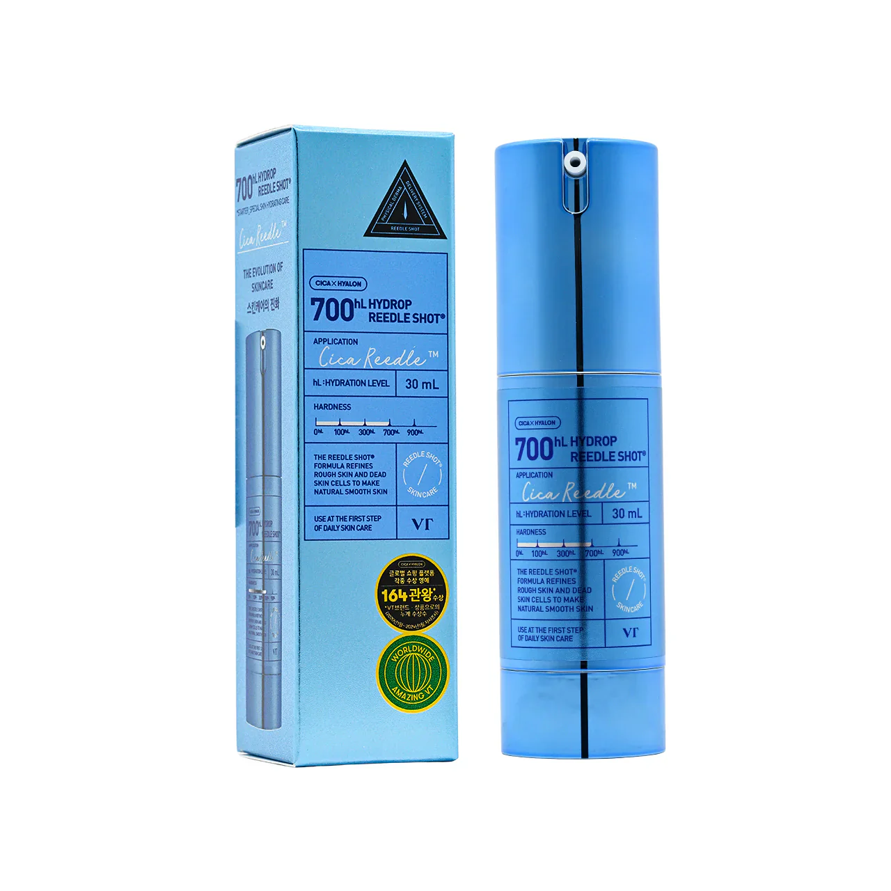 Ночная увлажняющая бустер-сыворотка с микроиглами VT Cosmetics Hydrop Reedle Shot 700 30ml
