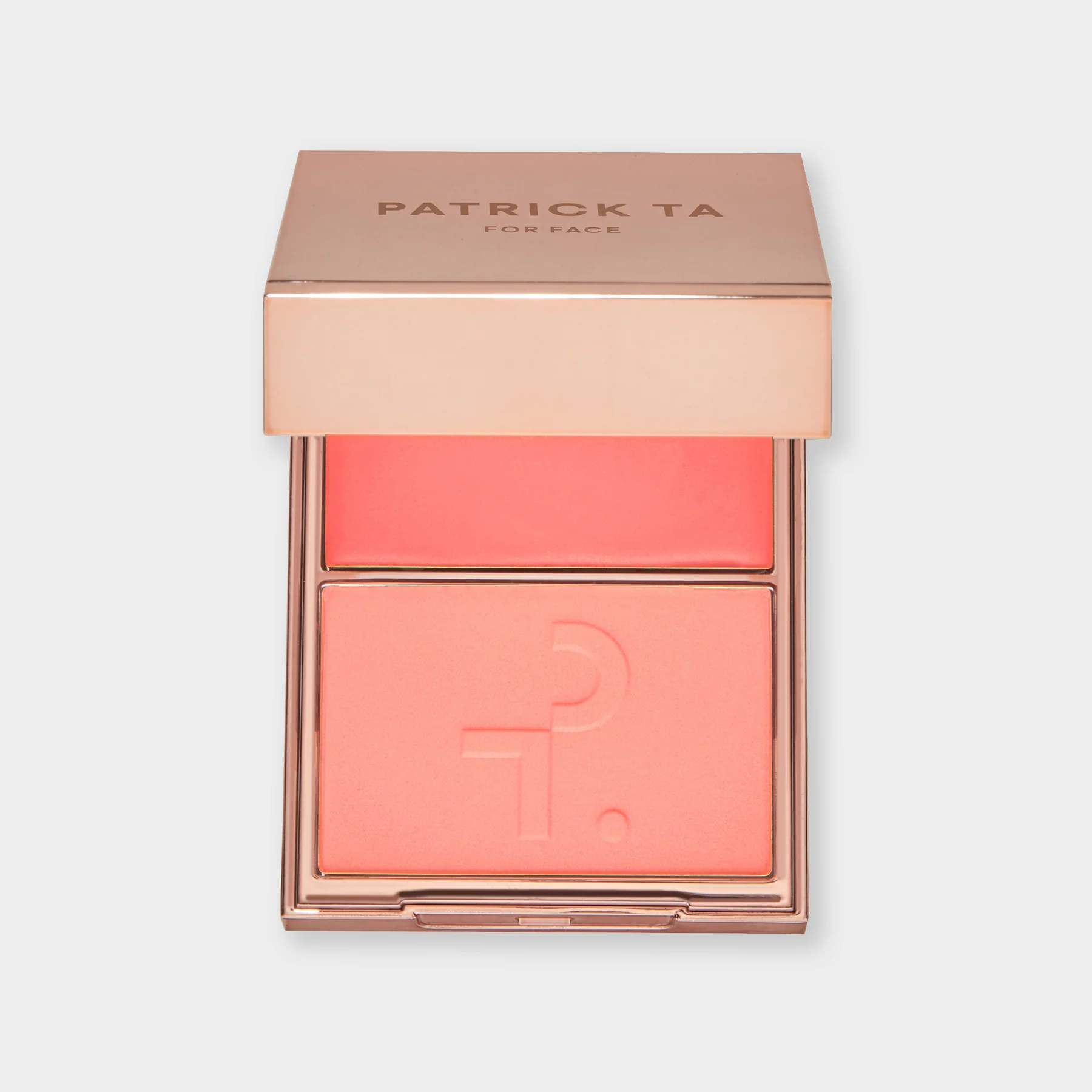 Палетка румян PATRICK TA Major Headlines Double Take Cream and Powder Blush Duo оттенок Soft Launch