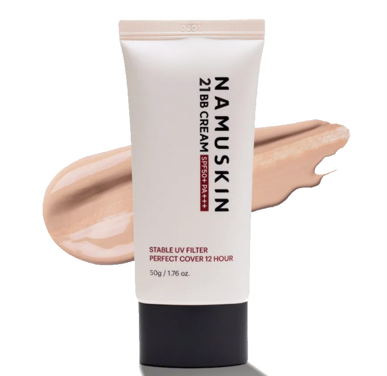 Увлажняющий ВВ крем NAMUSKIN BB Cream SPF50+ PA+++ оттенок 21