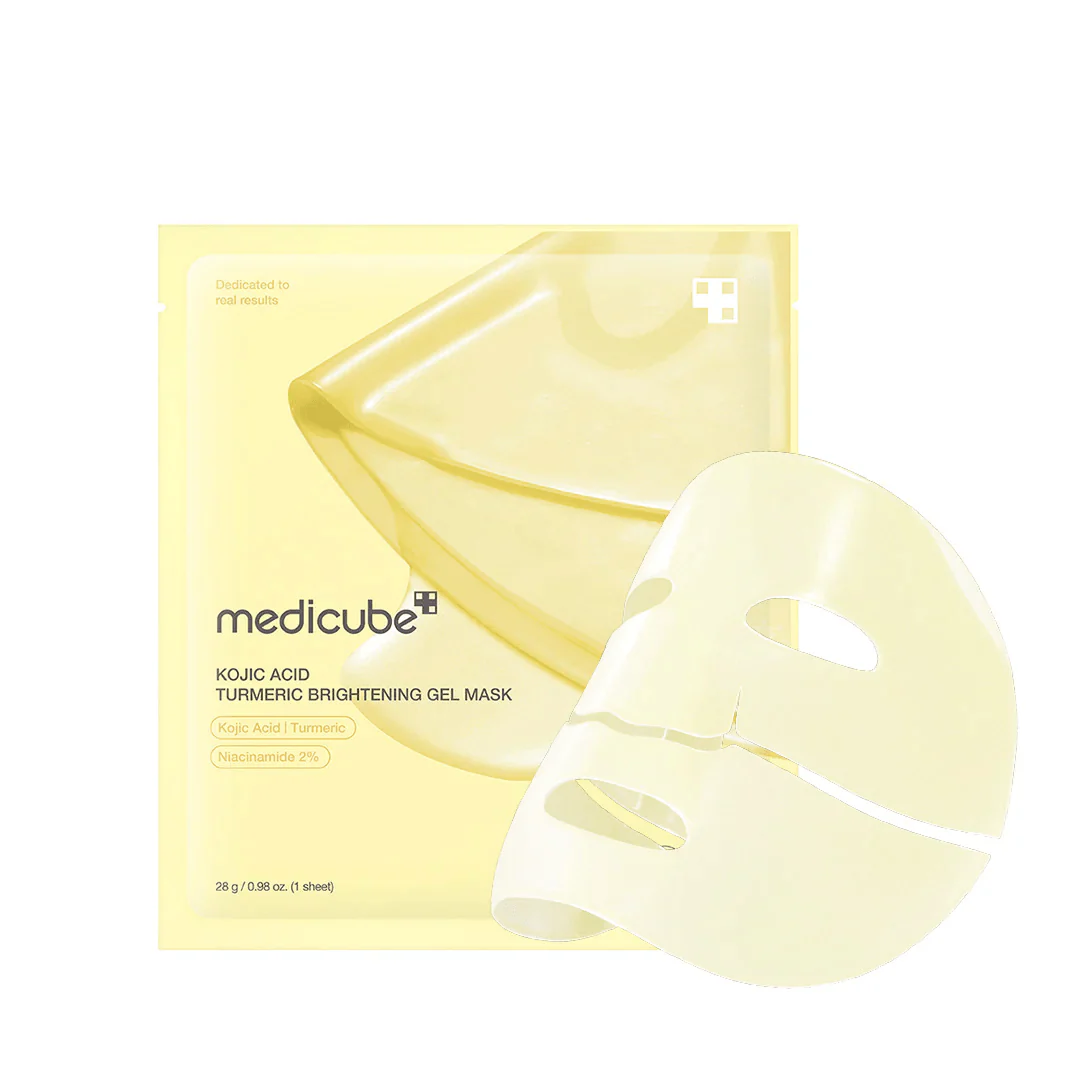 Гидрогелевая маска для сияния кожи medicube Kojic Acid Turmeric Brightening Gel Mask 1шт