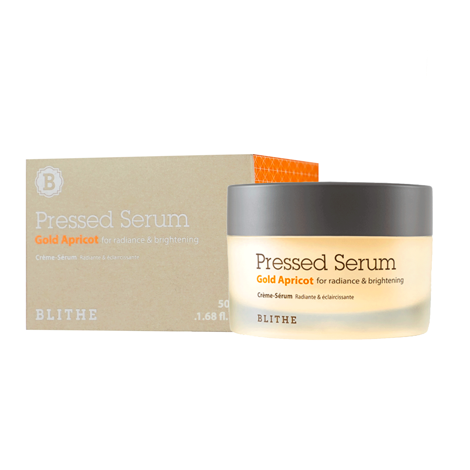 Спрессованый крем-серум с экстрактом абрикоса для сияния кожи Pressed Serum Gold Apricot 50мл