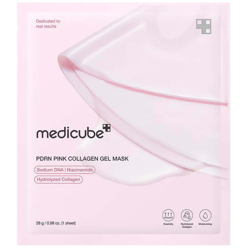 Укрепляющая гидрогелевая маска с ПДРН и коллагеном PDRN Pink Collagen Gel Mask 28 гр1шт