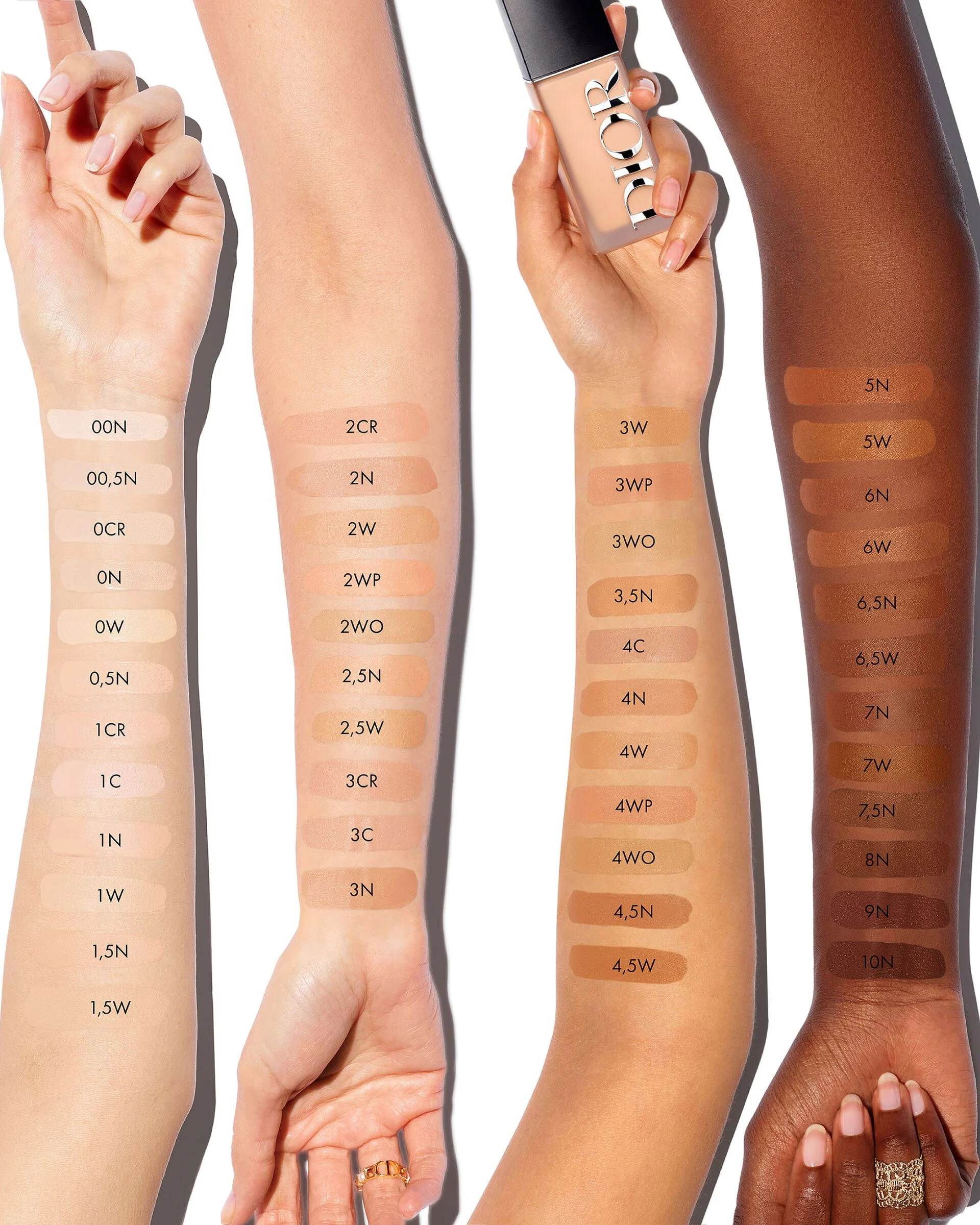 Тональный крем c матовым финишем с эффектом разглаживания DIOR Forever Skin Wear SPF 20 PA+++ оттенок 1N 30ml