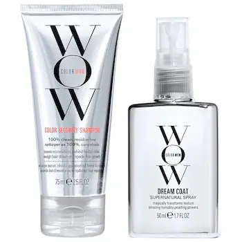 Набор для волос спрей и шампунь Color Wow Color Security Shampoo & Dream Coat