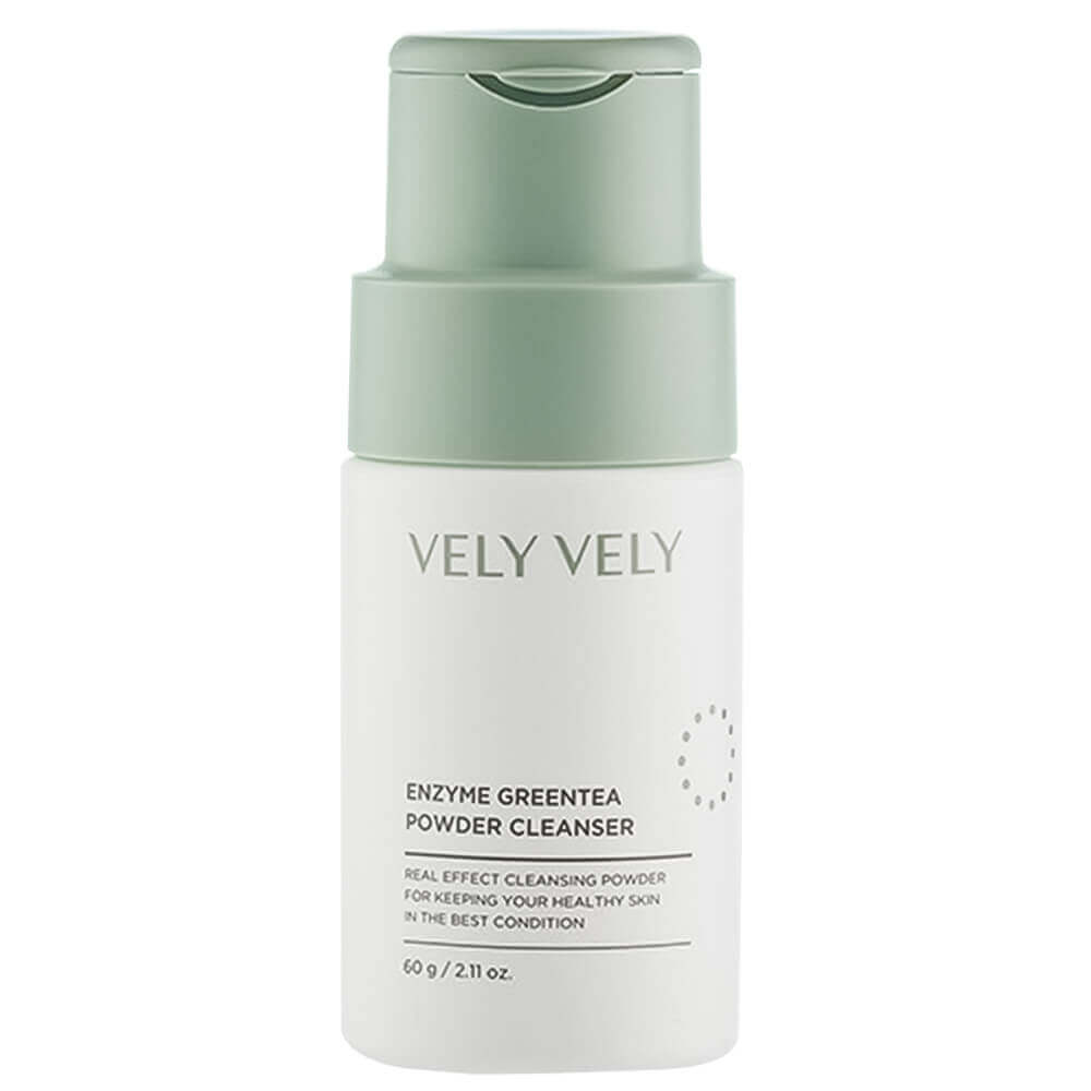 Энзимная пудра для жирной кожи с зелёным чаем Vely Vely Enzyme Greentea Powder Cleanser 60гр