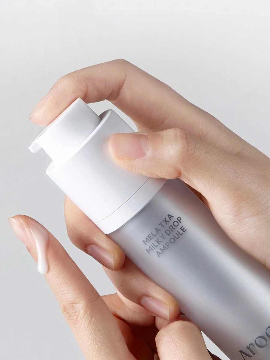 Осветляющая сыворотка с 5% ниацинамида и транексамовой кислоты Arocell Milky Drop Ampoule 30ml