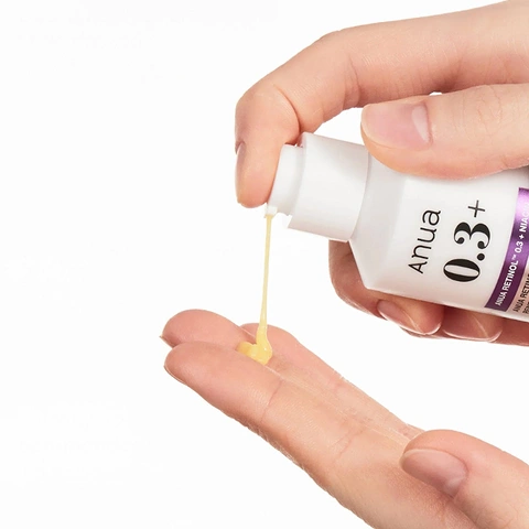 Обновляющая сыворотка с ретинолом и ниацинамидом Anua Nano Retinol 0,3% + Niacin Renewing Serum 30ml