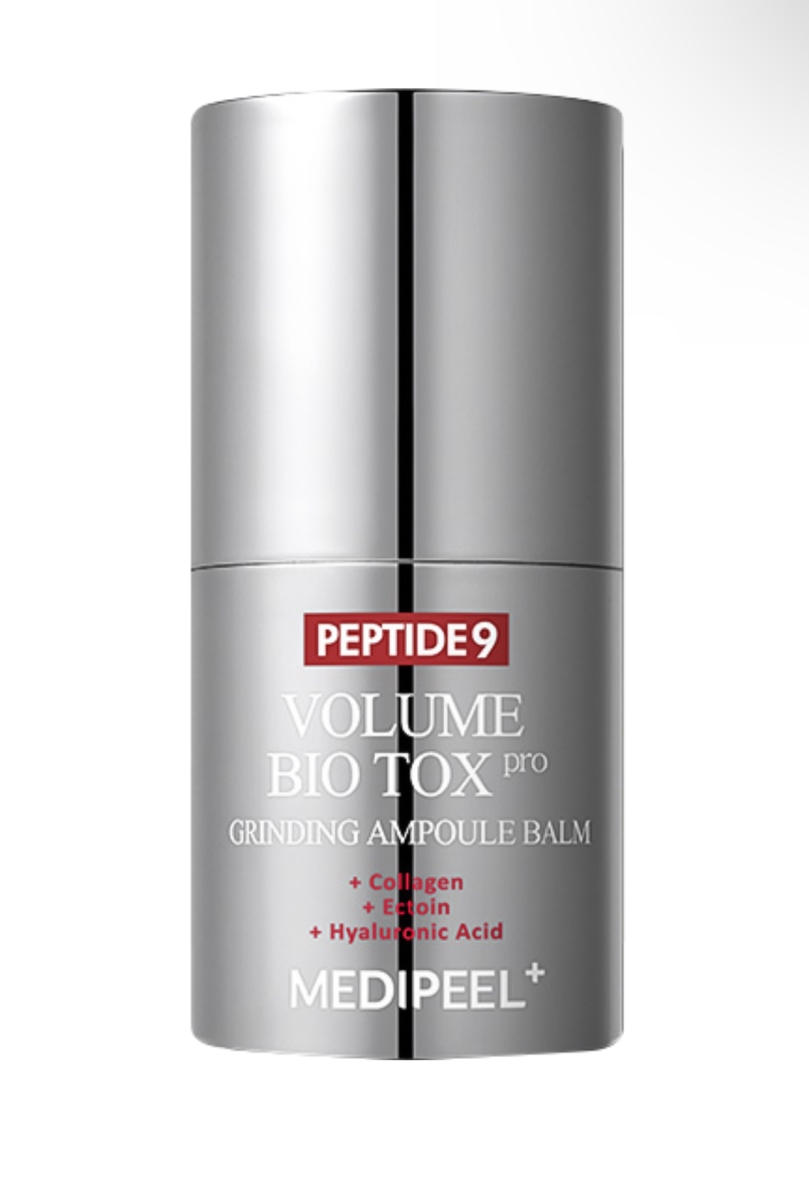 Антивозрастной пептидный бальзам для губ и лица с церамидами MEDIPEEL Peptide9 Volume Bio Tox PRO Grinding Ampoule Balm 14гр