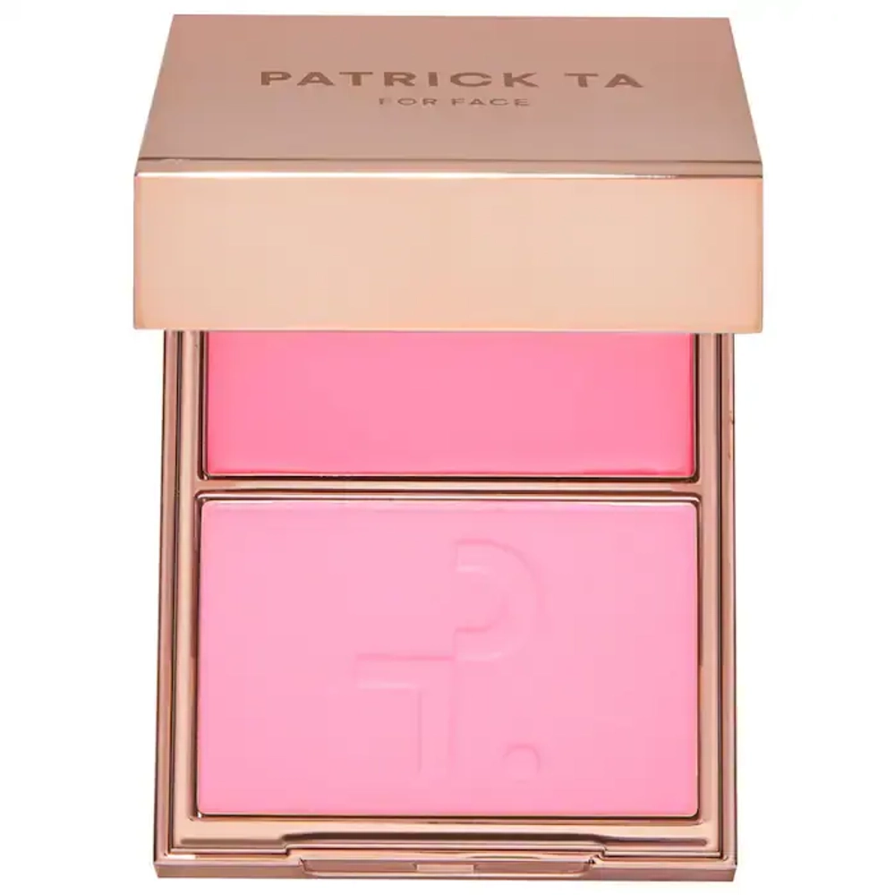 Палетка румян PATRICK TA Major Beauty Headlines - Double-Take Crème & Powder Blush оттенок Just Enough
