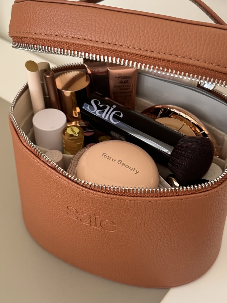 Косметичка органайзер SAIE THE VANITY CASE оттенок CARAMEL BROWN