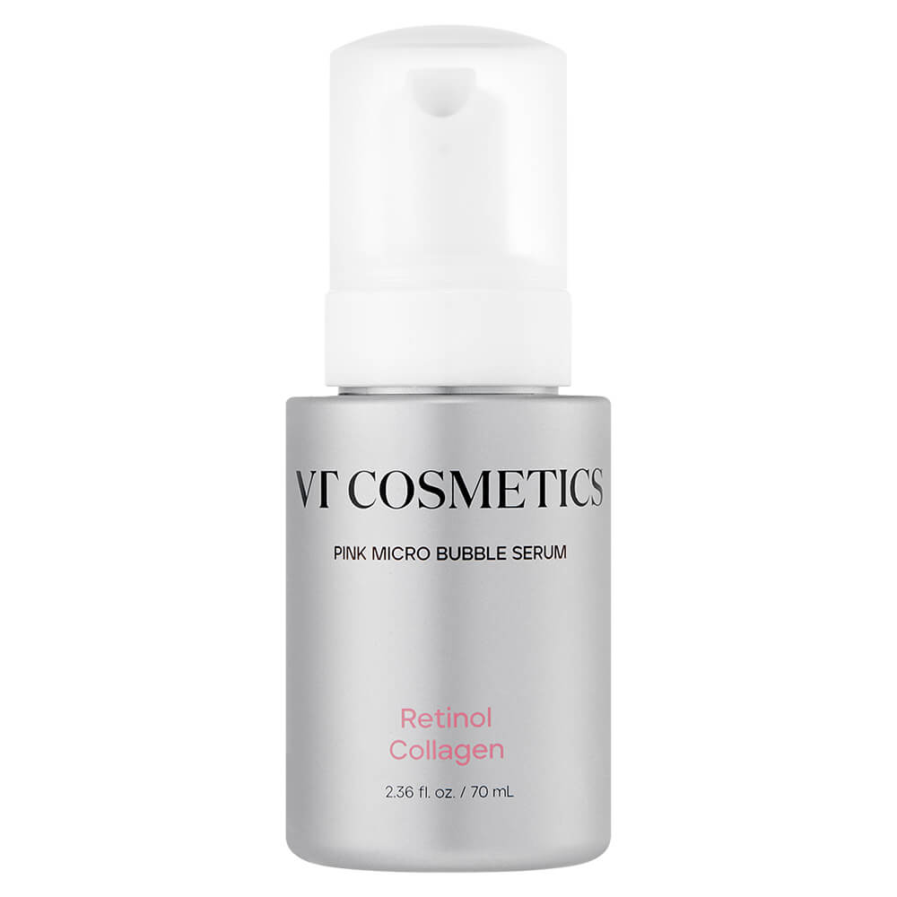 Пузырьковая сыворотка с ретинолом VT Cosmetics Retinol Collagen Pink Micro Bubble Serum 70ml