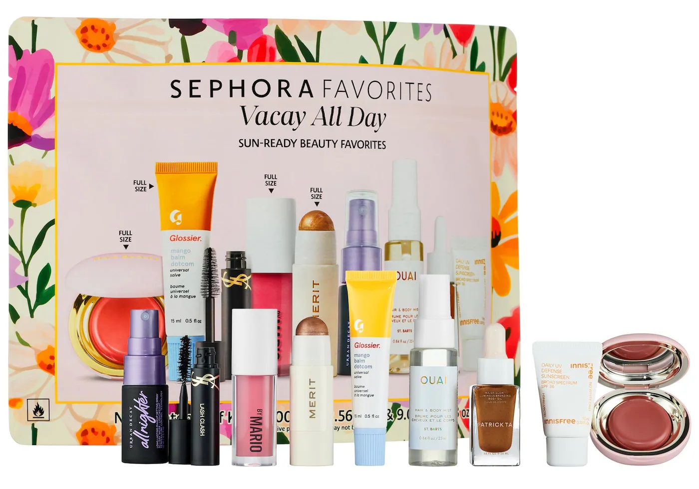 Лимитированный набор Sephora Favorites Vacay All Day Beauty Value Set 2025
