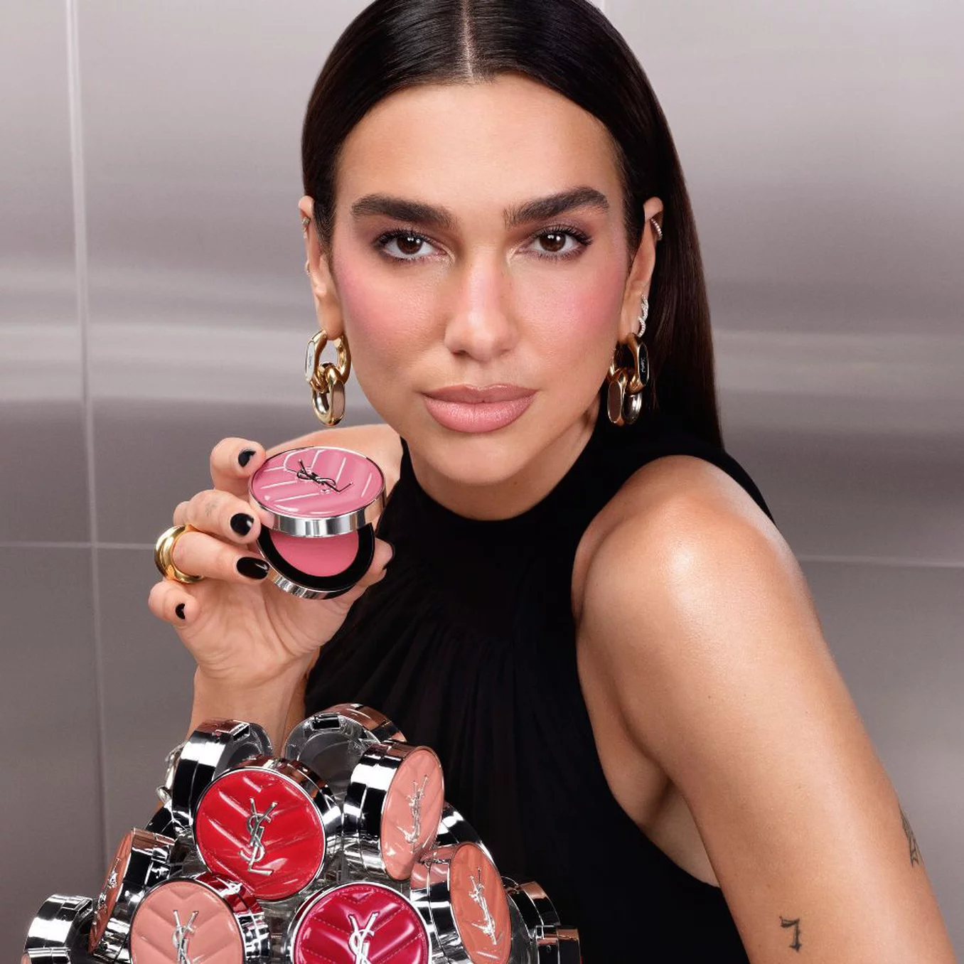 Увлажняющие кремовые румяна YSL Make Me Blush Hydrating Cream Blush оттенок 23 Hot mauve