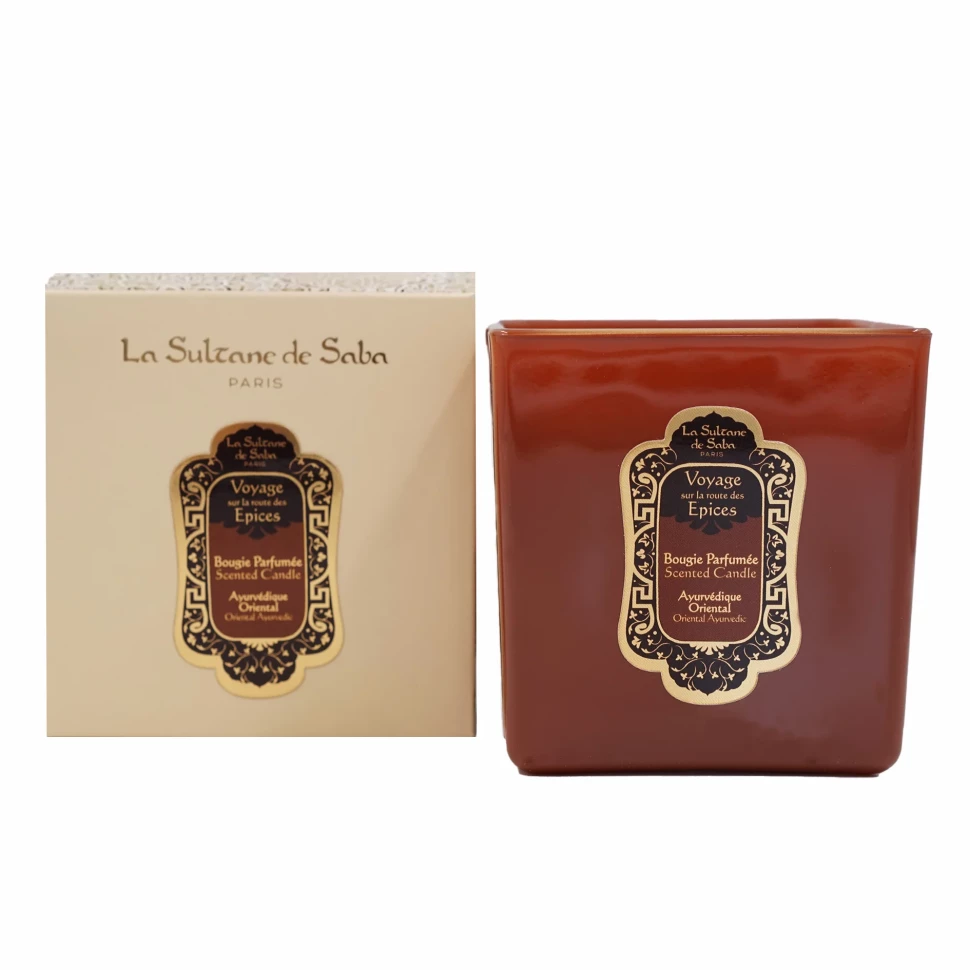Свеча ароматическая Аюрведа La Sultane de Saba Fragrance Candle Ayurvedue 200гр