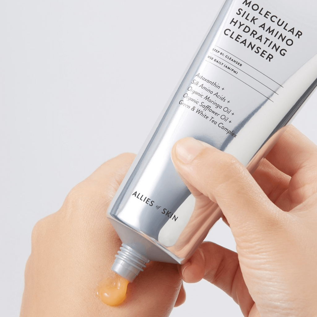 Молекулярное очищающее средство Allies Of Skin Molecular Silk Amino Hydrating Cleanser 100ml