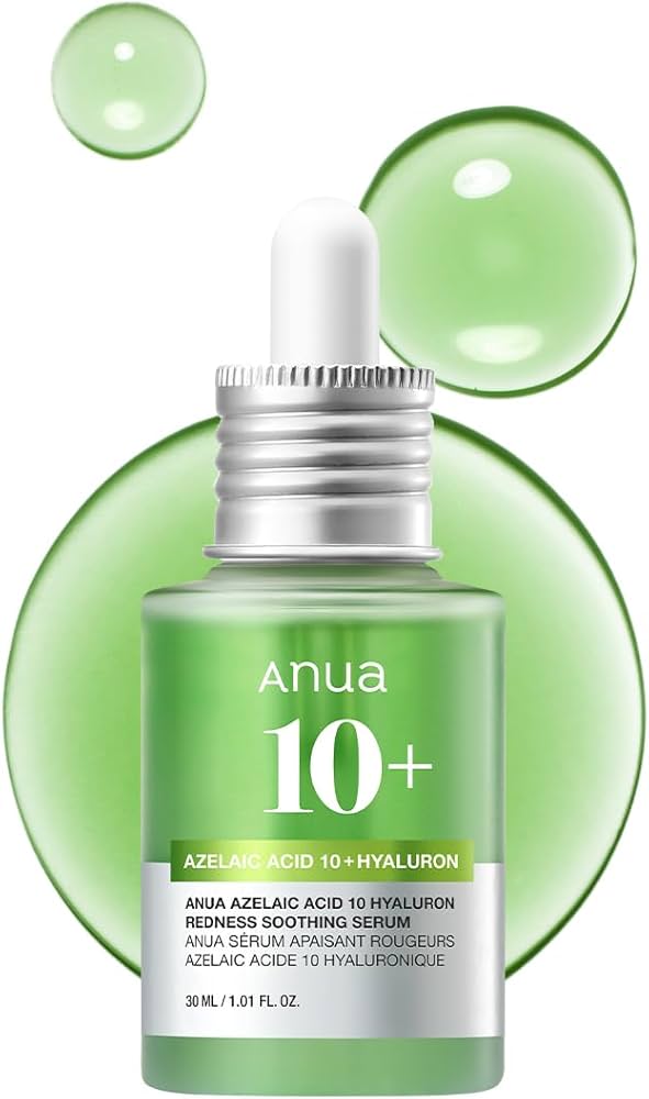 Успокаивающая сыворотка с  10% азелаиновой кислоты Anua Azelaic Acid 10 Hyaluron Redness Soothing Serum 30ml