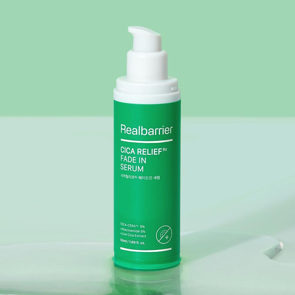 Лёгкая барьерная сыворотка с липосомами Real Barrier Cica Relief Fade In Serum 50мл