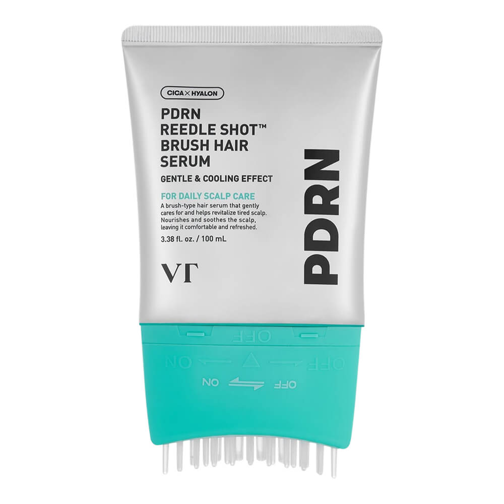 Массажная сыворотка с ПДРН для кожи головы VT Cosmetics PDRN Reedle Shot Brush Hair Serum 100ml