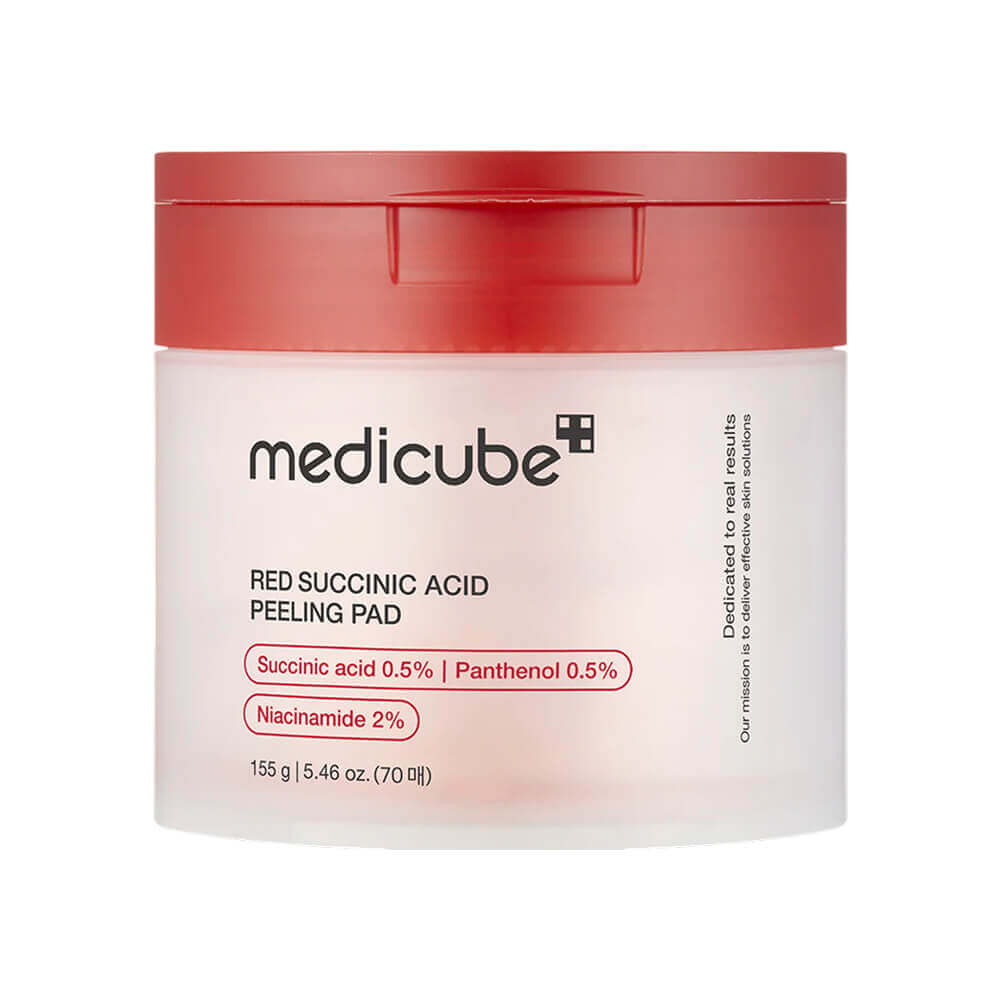 Отшелушивающие пэды с янтарной кислотой medicube Red Succinic Acid Peeling Pad 70шт