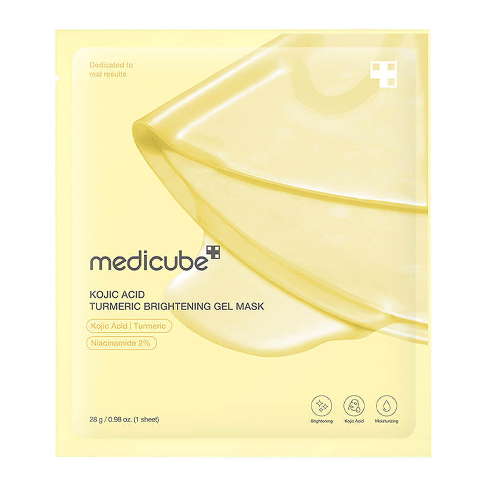 Гидрогелевая маска для сияния кожи medicube Kojic Acid Turmeric Brightening Gel Mask 1шт