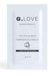 Маска для тусклой кожи G.LOVE Face Enzym Mask PUMPKIN&CALENDULA 1*6ml