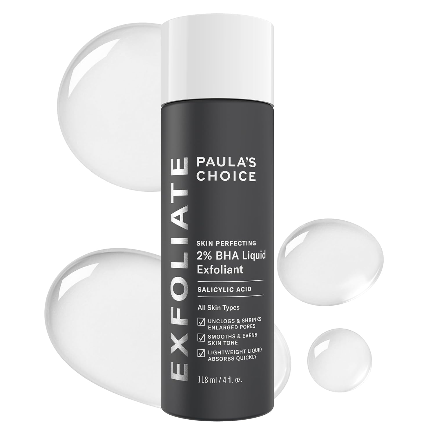 Эксфолиант-тоник с салициловой кислотой Paula's Choice Skin Perfecting 2% BHA Liquid 118ml