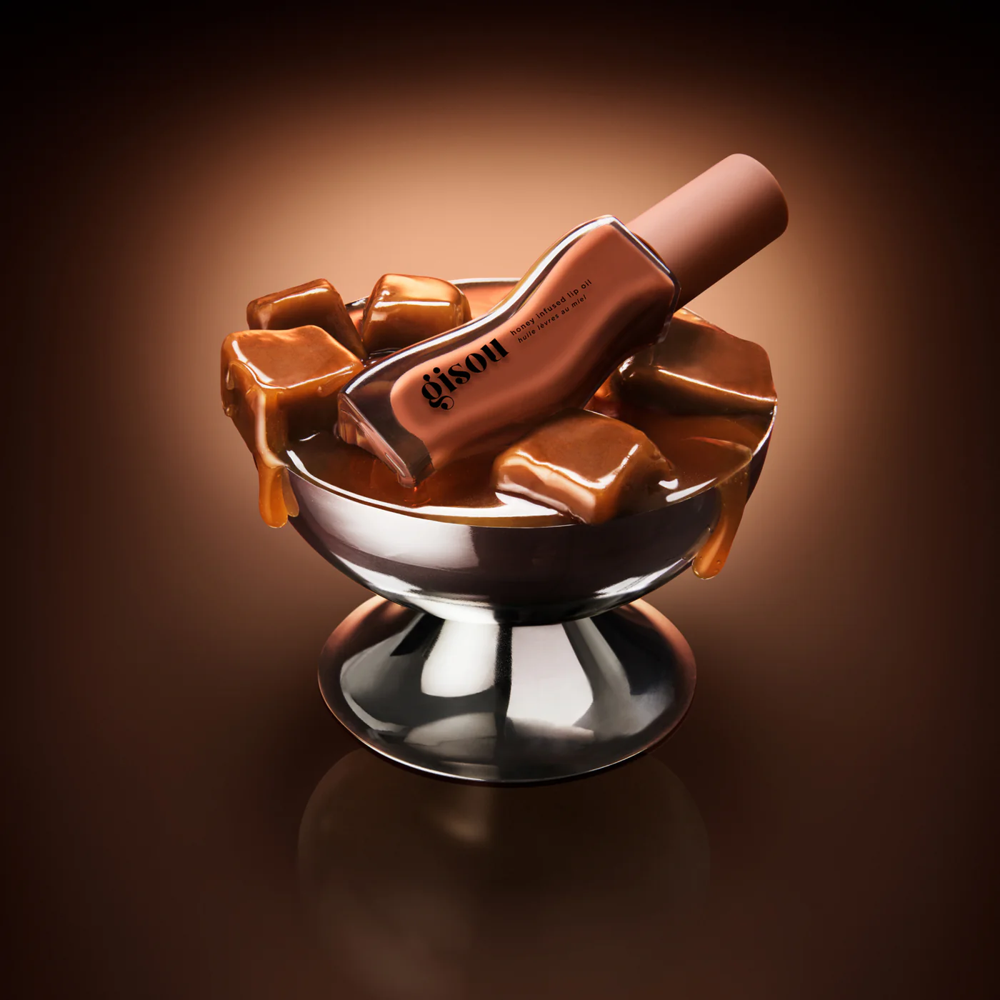 Масло для губ Gisou Honey Infused Lip Oil оттенок Sticky Toffee 8мл