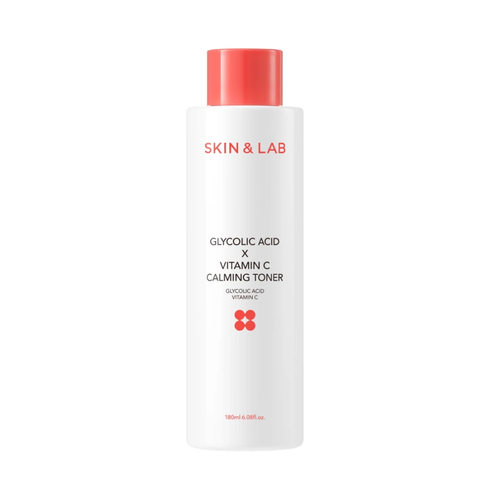 Тонер c гликолевой кислотой SKIN LAB Glycolic Acid X Vitamin C Calming Toner 180ml
