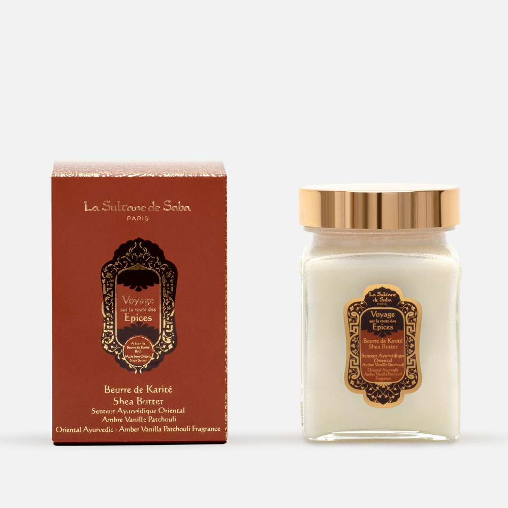 Масло ореха карите Аюрведа La Sultane De Saba Shea Butter Ayurvedic Amber Vanilla Patchouli 300 мл