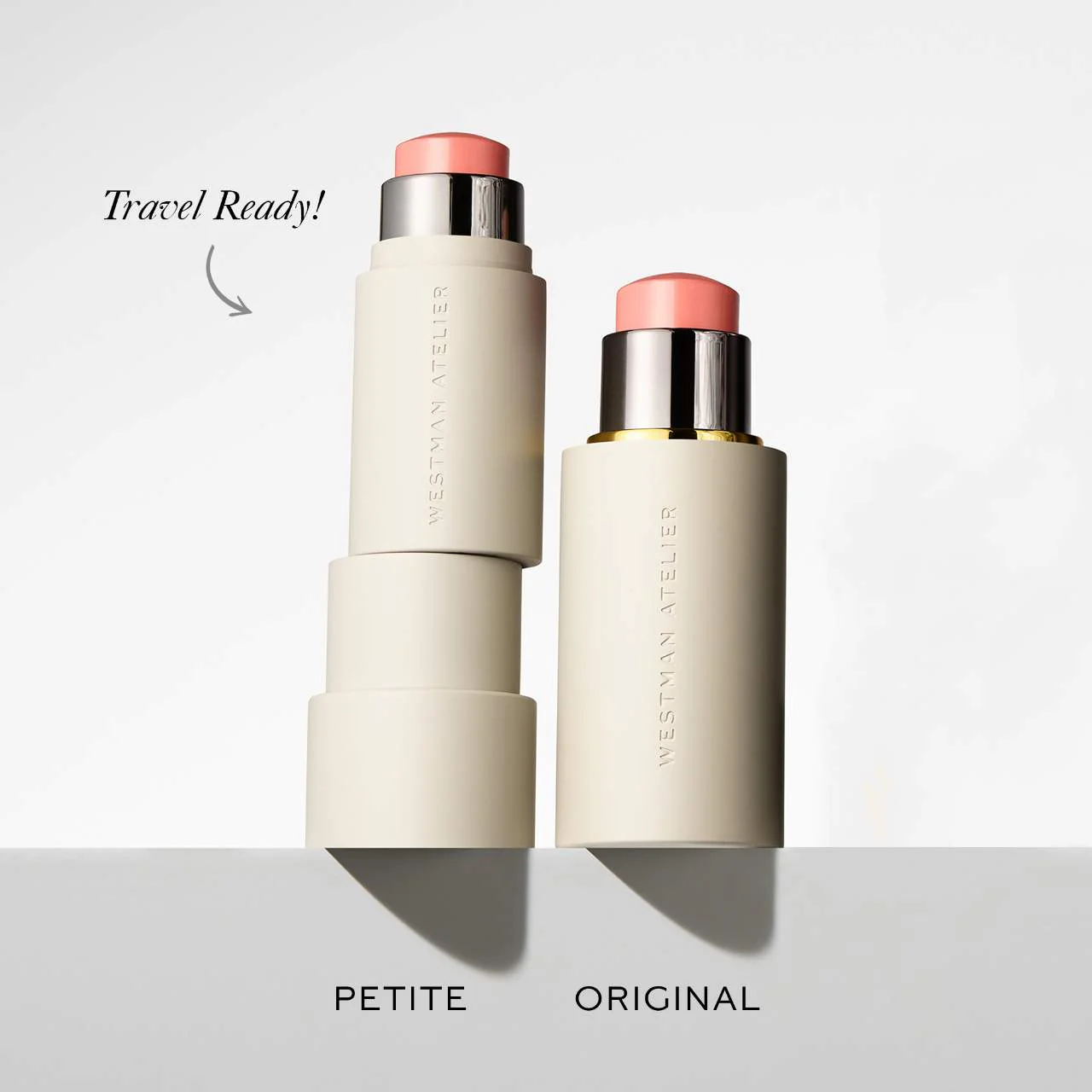 Кремовые румяна в стике Westman Atelier Petite Baby Cheeks Blush Stick оттенок Chouchette 6г