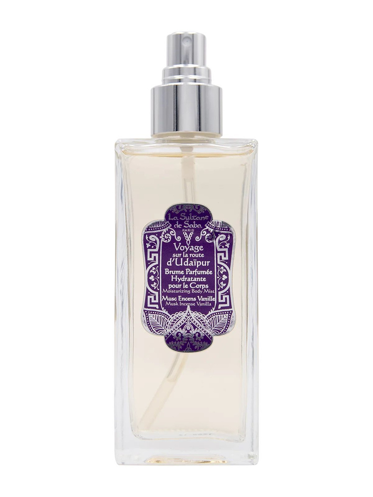 Парфюмированный увлажняющий спрей дымка Мускус Ладан Ваниль La Sultane de Saba Moisturizing Body Mist Musk Incense Vanilla 200ml
