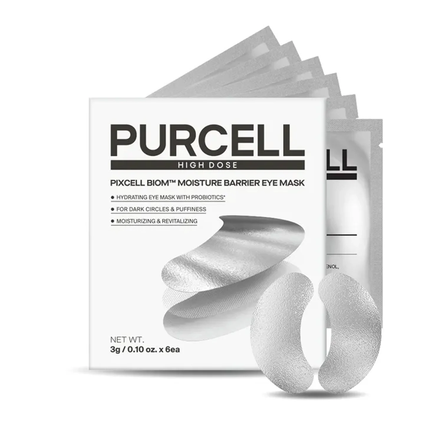 Увлажняющие патчи под глаза с пробиотиками Purcell Pixcell Biom™ Moisture Barrier Eye Mask 