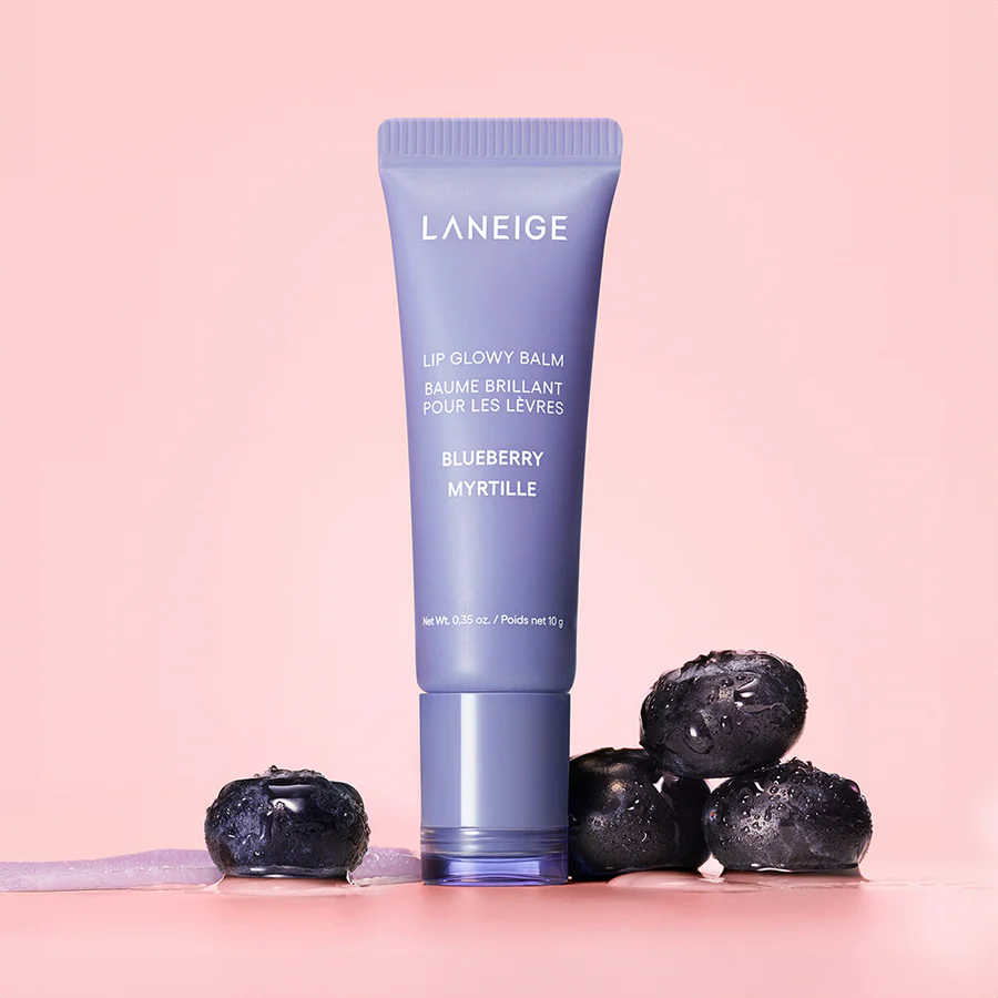 Блеск-бальзам для губ Laneige Lip Glowy Balm Blueberry (Blue tint) 10мл