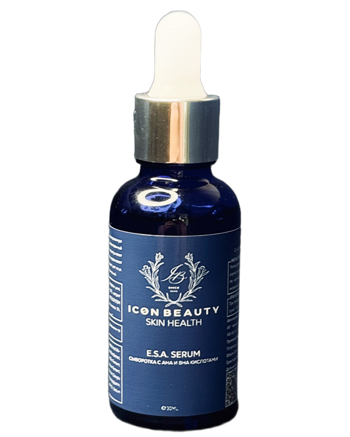 Отшелушивающая сыворотка c AHA и BHA кислотами E.S.A. SERUM 30ml