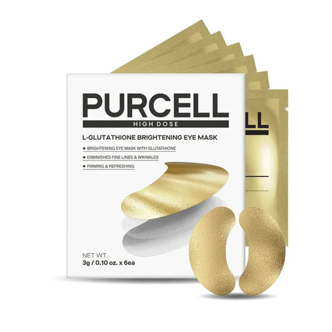 Осветляющие патчи под глаза с глутатионом Purcell L-Glutathione Brightening Eye Mask