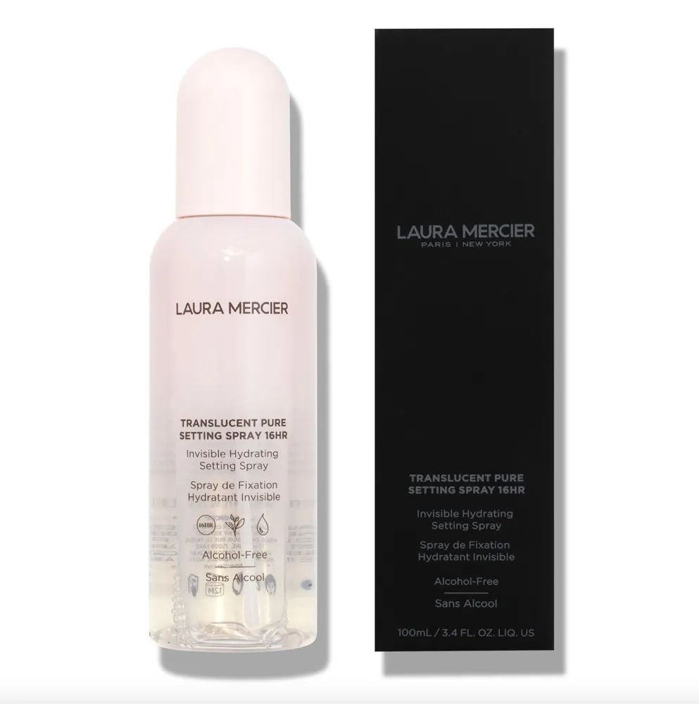 Фиксатор для макияжа с эффектом естественного сияния Laura Mercier Translucent Pure Setting Spray 16HR 100мл
