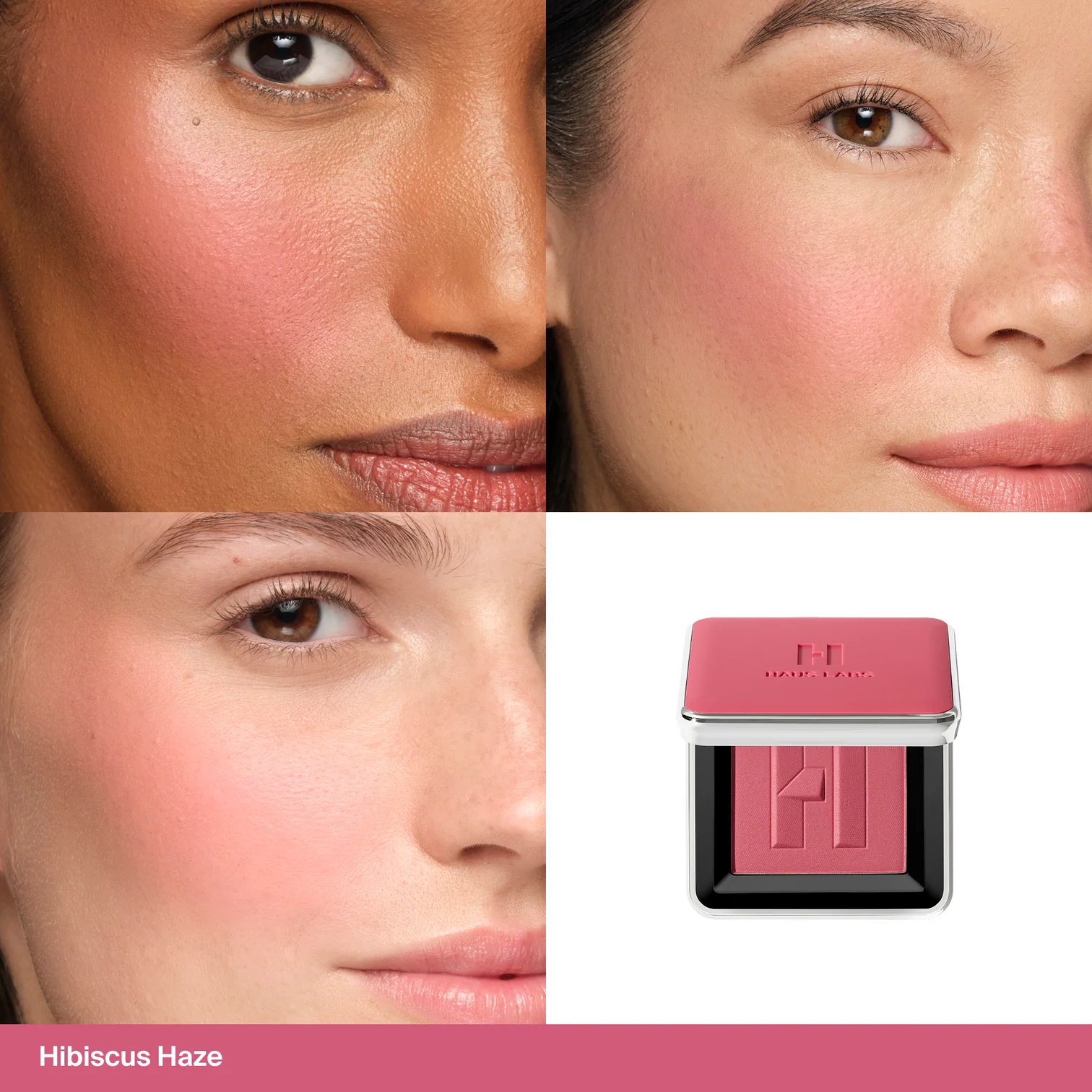 Румяна пудровые HAUS LABS Color Fuse Blush Powder оттенокHibiscus Haze  5г