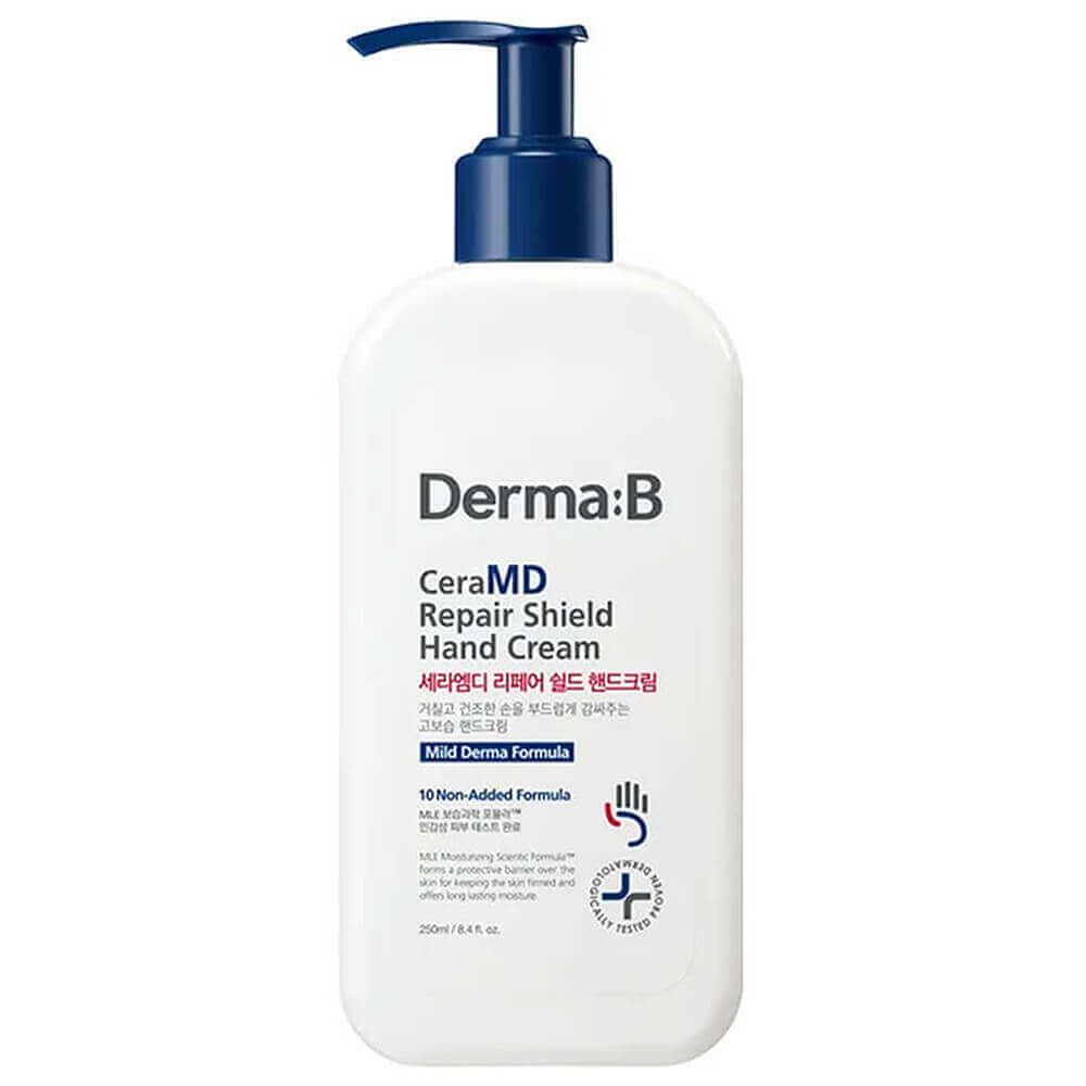 Восстанавливающий крем для рук с церамидами и маслами Derma B CeraMD Repair Shield Hand Cream 250ml