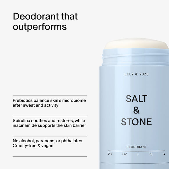 Дезодорант с ароматом Лилии и Юдзу SALT and STONE Extra Strength Natural Deodorant Lily Yuzu 75g