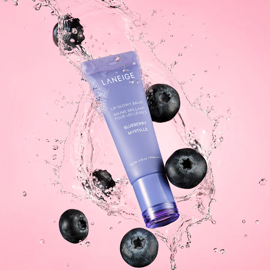 Блеск-бальзам для губ Laneige Lip Glowy Balm Blueberry (Blue tint) 10мл