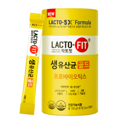 LACTO-FIT Коктейль-синбиотик на основе живых лактобактерий 50 саше Lacto-5X formula Chong Kun Dang