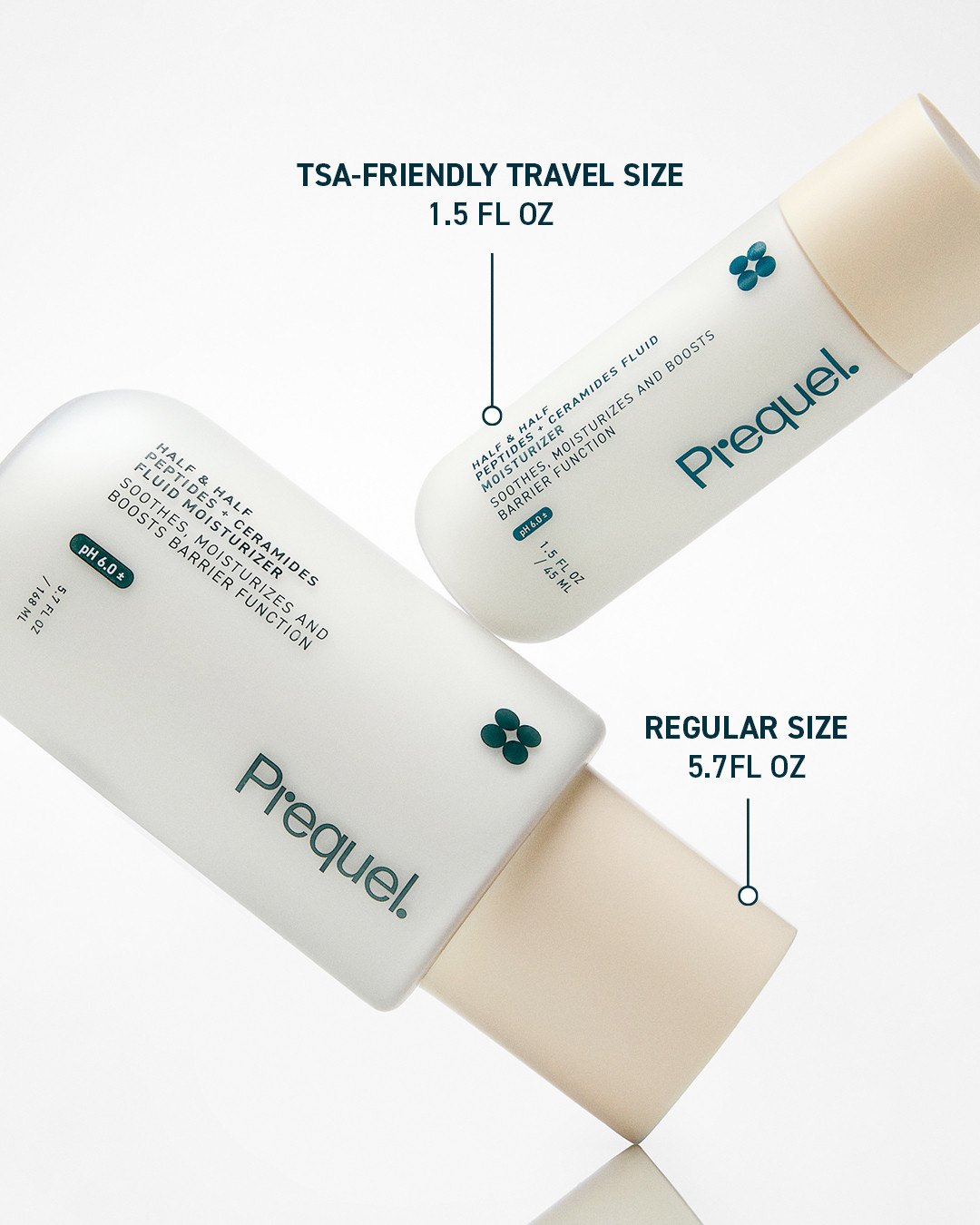 Увлажняющий флюид с пептидами и церамидами Prequel Skin Half and Half Fluid 45ml