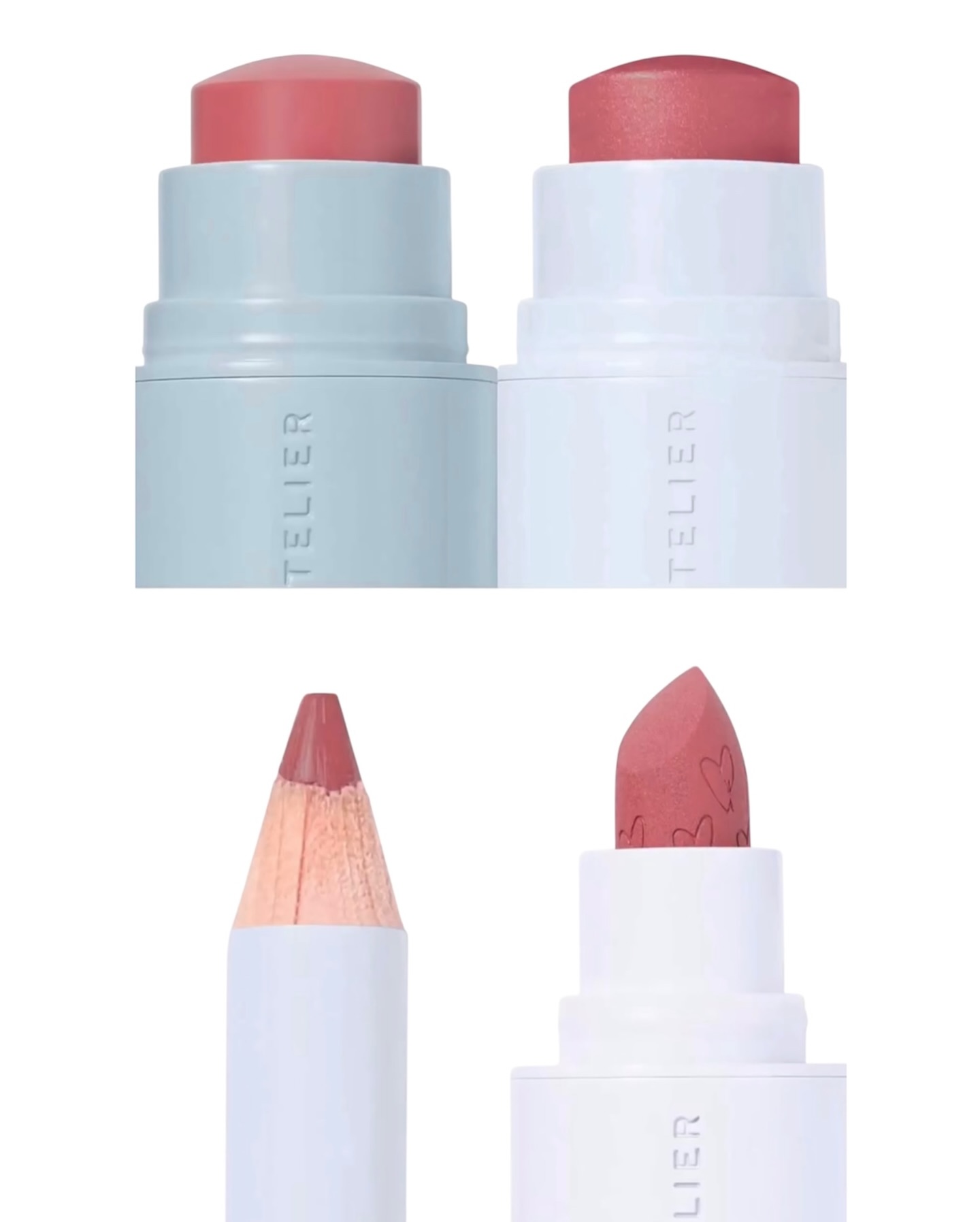 Лимитированный набор для макияжа Westman Atelier Mini Petal Edition Cheek And Lip Gift Set